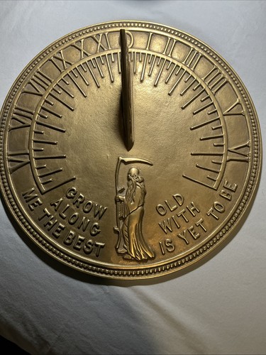Sundial grow old along - sundial, me