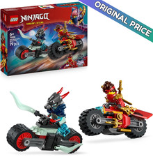 LEGO NINJAGO Kai’s Motorcycle Speed Race, 2 Ninja Motorbikes, 2 Figures, 71838