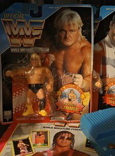 WWF Hasbro Wrestling Figure 1991 Greg The Hammer.  MOC.