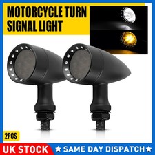2x Motorcycle Bullet LED Turn
