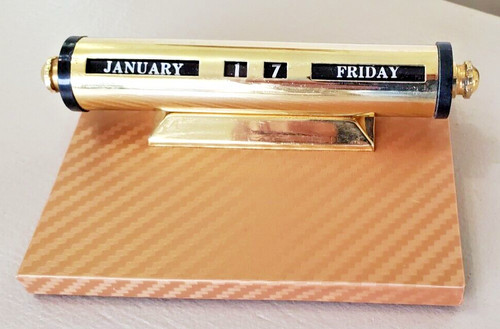 Vintage brass perpetual - brass,