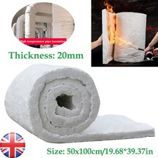 Ceramic Fiber Insulation Blanket High Temperature Fireproof MatPad 1000*500*20mm