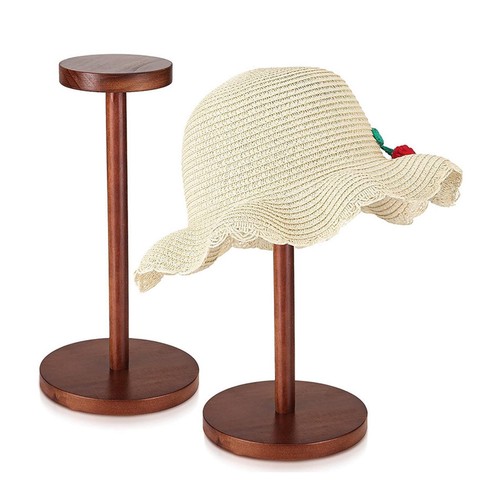 Wooden hat display - wooden,