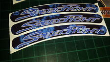 Peugeot speedfight Rim tape Wheel stickers EXCLUSIVE 50 70 100 SF1 SF2 SF3 RS A 