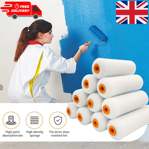 10pcs mini foam paint roller - mini,