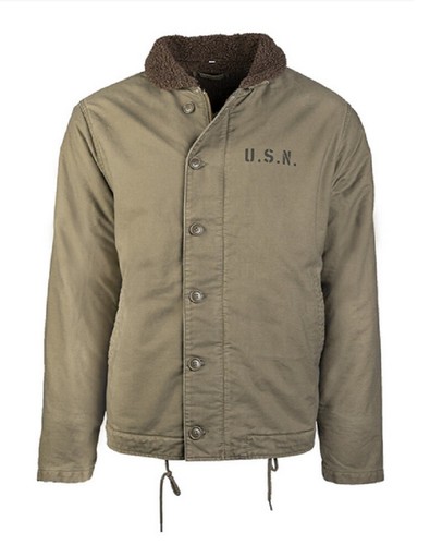 Navy usn army deck jacket - army,