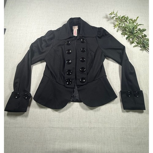 Candies black peplum military - peplum,
