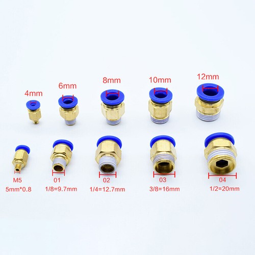 12mm stud thread straight - 4-12mm,
