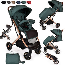 Lightweight  Baby Stroller Pram Foldable Travel Buggy Four Seasons Pushchair