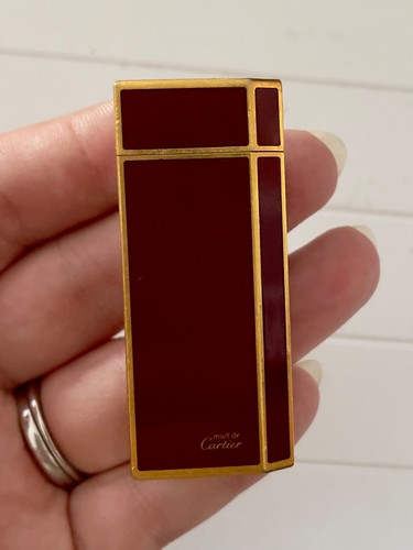 Cartier vintage red lacquer - cartier,