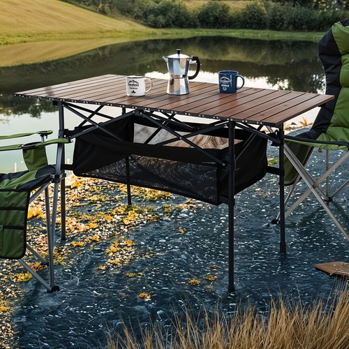 Folding camping table - folding,