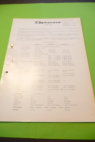 Service manual for dynacord - service,
