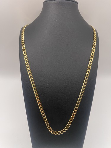 9ct yellow gold curb chain - 9ct,
