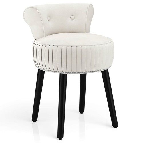 Velvet vanity chair - velvet, w/