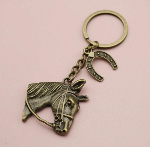 Vintage alloy horse head - vintage,