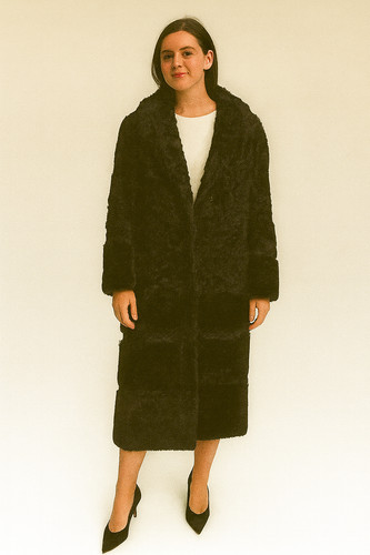 Vintage crushed velvet - , coat
