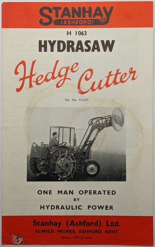 Stanhay brochure for hydrasaw - for,