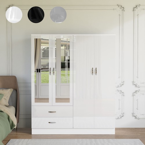 High gloss wooden door - high,