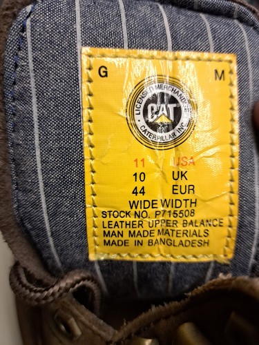 Caterpillar boots size 10 - uk,