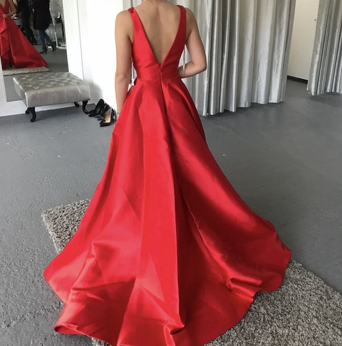 Red sherri hill prom dress - red, rrp