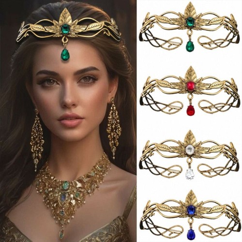 Gold color round elves - gold, crown