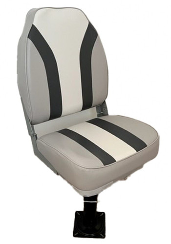 Grey folding boat seat - grey, &