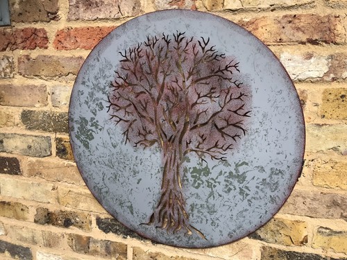 Silver tree life wall art - silver, of