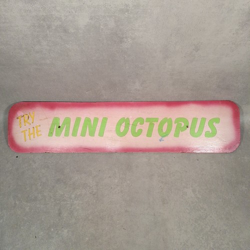 Vintage fairground ride sign - vintage,