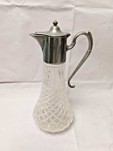 Vintage crystal glass claret - vintage,