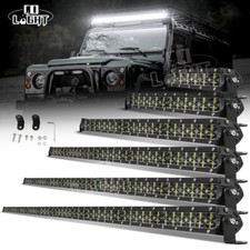 6D Offroad Light Bar 8"14" 22" 32" Slim LED Work Light LED Bar Combo 2-Rows