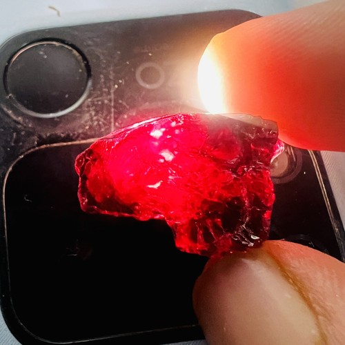 45ct natural red garnet - natural, raw