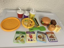 Fisher Price Laugh And Learn Food Truck Accessories Cards Hamburger Pizza Drinks