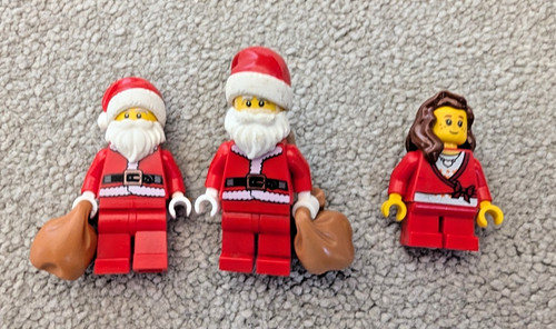 Lego santa claus minifigures - lego,