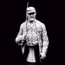 1/9 resin figure bust model kit 1864 Federal Officer Unassembled Unpainted
