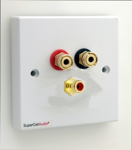 Speaker wall plate - 2, gold