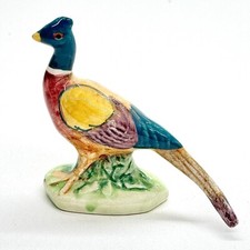 Pheasant Bird English Porcelain Figurine Ornament