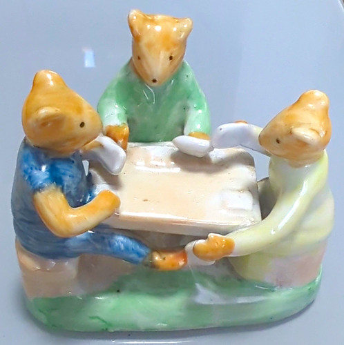 Hand painted ceramic mouse - hand-painted,