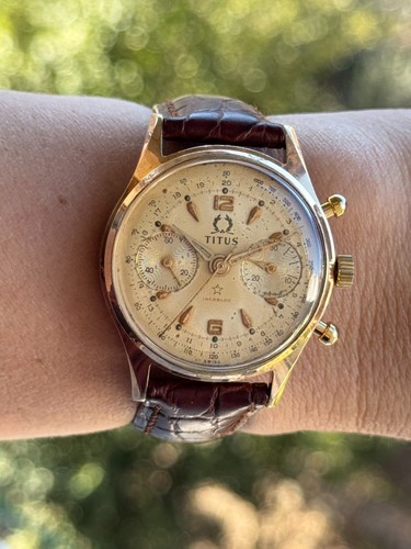 Vintage titus chronograph - vintage,