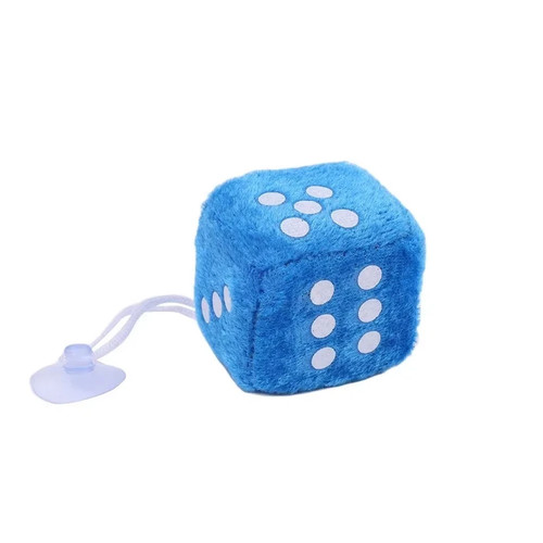 Car colorful soft spotty furry - colorful,