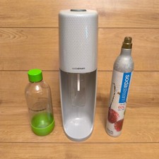 Soda Stream Spirit Grey, Empty Gas Cylinder and Bottle
