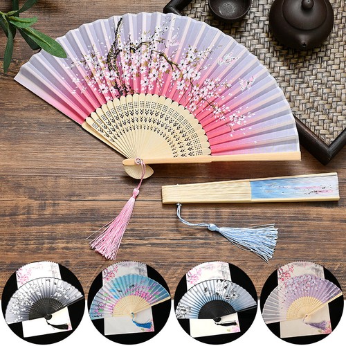 Vintage folding fan chinese - folding,