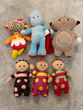 IN THE NIGHT GARDEN 6 Plush Iggle Piggle Upsy Daisy Makka Pakka Tombliboos Set