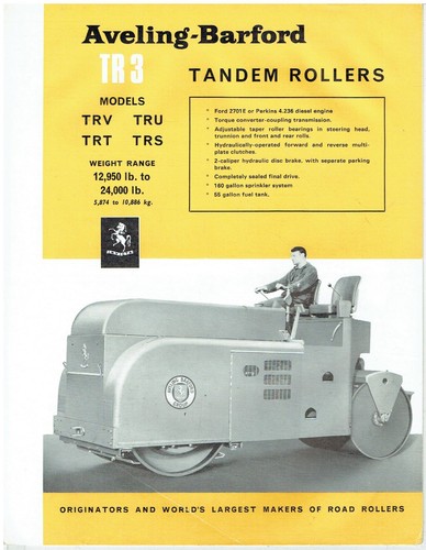 Aveling barford tr3 trs - aveling,