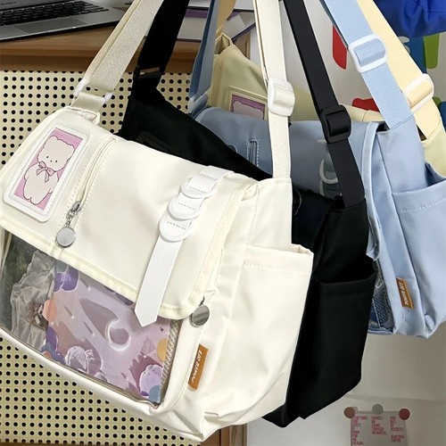 Y2k transparent ita bag - transparent,