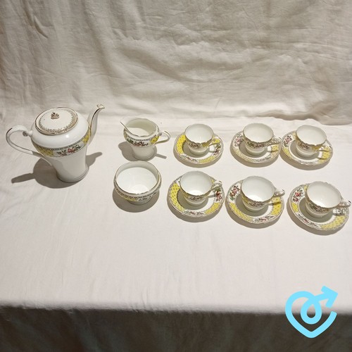 Aynsley coffee set white - aynsley,