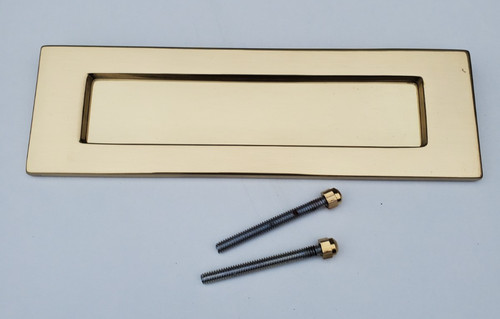 Front door letter plate - front,