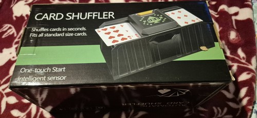 Automatic card shuffler - card, deck