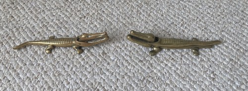 Vintage pair brass - pair, of