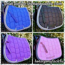 SMALL MINI PONY SHETLAND TINY CUB SADDLE PAD CLOTH NUMNAH