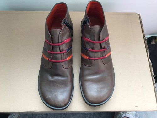 Hispanitas brown leather ankle - brown,